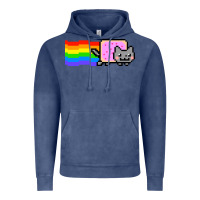 Vintage Denim Nyan Cat Vintage Hoodie - artisFamous