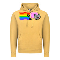 Vintage Mustard Nyan Cat Vintage Hoodie - artisFamous
