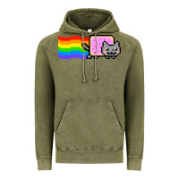 Vintage Olive Nyan Cat Vintage Hoodie - artisFamous