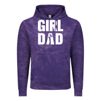 Cloud Purple Girl Dad Vintage Hoodie - artisFamous
