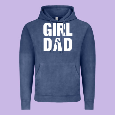 Girl Dad Vintage Hoodie Designed By Artisfamous