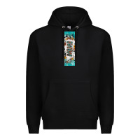 Black mimi sunflower cowhide leopard  pen wrap Premium Hoodie - Artiststas