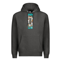 Charcoal Heather mimi sunflower cowhide leopard  pen wrap Premium Hoodie - Artiststas