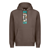 Coffee mimi sunflower cowhide leopard  pen wrap Premium Hoodie - Artiststas