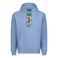Colony Blue mimi sunflower cowhide leopard  pen wrap Premium Hoodie - Artiststas