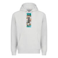 Dove Grey mimi sunflower cowhide leopard  pen wrap Premium Hoodie - Artiststas