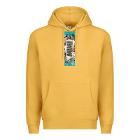 Mustard mimi sunflower cowhide leopard  pen wrap Premium Hoodie - Artiststas