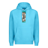 Ocean Blue mimi sunflower cowhide leopard  pen wrap Premium Hoodie - Artiststas