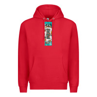 Red mimi sunflower cowhide leopard  pen wrap Premium Hoodie - Artiststas