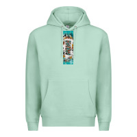 Seafoam mimi sunflower cowhide leopard  pen wrap Premium Hoodie - Artiststas