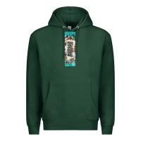 Sports Green mimi sunflower cowhide leopard  pen wrap Premium Hoodie - Artiststas
