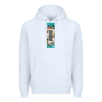 White mimi sunflower cowhide leopard  pen wrap Premium Hoodie - Artiststas