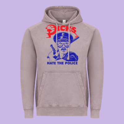 Dicks Hate The Police Vintage Hoodie Designed By Artisfamous