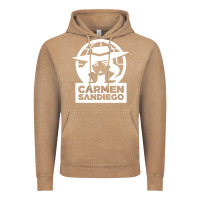 Vintage Coffee carmen sandiego Vintage Hoodie - artisFamous