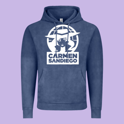 Carmen Sandiego Vintage Hoodie Designed By Artisfamous