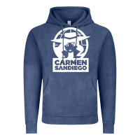 Vintage Denim carmen sandiego Vintage Hoodie - artisFamous