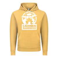 Vintage Mustard carmen sandiego Vintage Hoodie - artisFamous