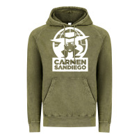 Vintage Olive carmen sandiego Vintage Hoodie - artisFamous