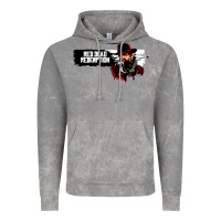 Cloud Rock Red Dead Redemption 2 Red Moon Cowboy Vintage Hoodie - artisFamous