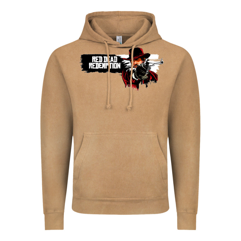 Red Dead Redemption 2 Red Moon Cowboy Vintage Hoodie by artisFamous | Teevron