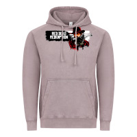 Vintage Zinc Red Dead Redemption 2 Red Moon Cowboy Vintage Hoodie - artisFamous