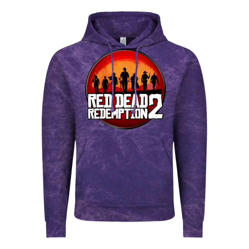 Red Dead Redemption 2 Red Moon Cowboy Vintage Hoodie by artisFamous | Teevron