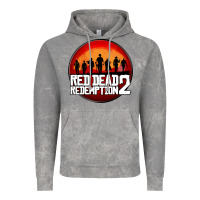 Cloud Rock Red Dead Redemption 2 Red Moon Cowboy Vintage Hoodie - artisFamous