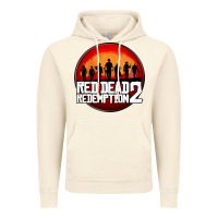 Vintage Artic Red Dead Redemption 2 Red Moon Cowboy Vintage Hoodie - artisFamous