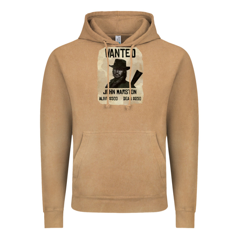Red Dead Redemption 2 Red Moon Cowboy Wanted John Marston Vintage Hoodie by artisFamous | Teevron