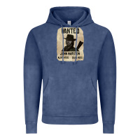 Vintage Denim Red Dead Redemption 2 Red Moon Cowboy wanted john marston Vintage Hoodie - artisFamous