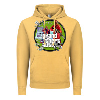 Vintage Mustard Grand Theft Auto Vintage Hoodie - artisFamous