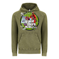 Vintage Olive Grand Theft Auto Vintage Hoodie - artisFamous