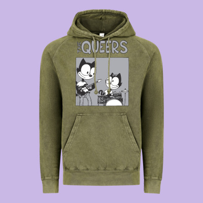 The Queers Vintage Hoodie Designed By Artisfamous