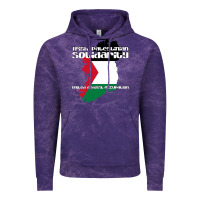 Cloud Purple irish palestinian solidarity Vintage Hoodie - artisFamous
