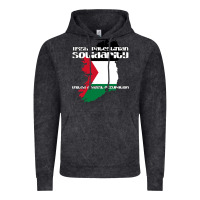 Vintage Black irish palestinian solidarity Vintage Hoodie - artisFamous
