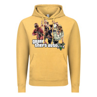 Vintage Mustard Grand Theft Auto Vintage Hoodie - artisFamous