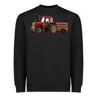 Black farm tractor Heavyweight Sweatshirt - RanaPortraitStore