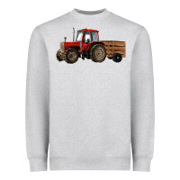 Heather Grey farm tractor Heavyweight Sweatshirt - RanaPortraitStore