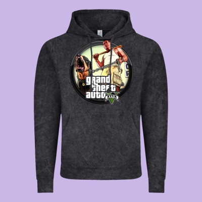 Grand Theft Auto Vintage Hoodie Designed By Artisfamous