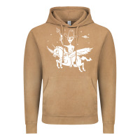 Vintage Camel alien riding unicorn  cool ufo cowboy Vintage Hoodie - artisFamous