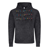 Vintage Black Stranger Lights Alphabet Vintage Hoodie - artisFamous