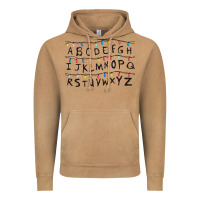 Vintage Camel Stranger Lights Alphabet Vintage Hoodie - artisFamous