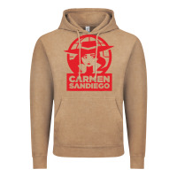 Vintage Coffee carmen sandiego Vintage Hoodie - artisFamous