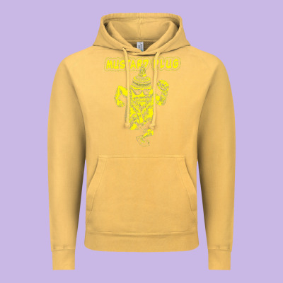 Mustard Plug Vintage Hoodie Designed By Artisfamous