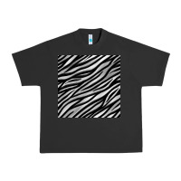 Pigment Black Zebra Seamless Pattern, Urban Heavy Tee - BundleAndBundleShop
