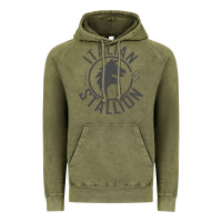 Vintage Olive Italian Stallion Vintage Hoodie - artisFamous