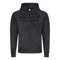 Vintage Black stranger alphabets funny Vintage Hoodie - artisFamous