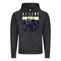 Vintage Black Predator Alien Vintage Hoodie - artisFamous