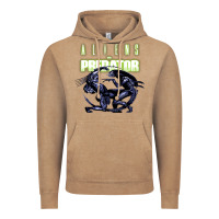 Vintage Coffee Predator Alien Vintage Hoodie - artisFamous
