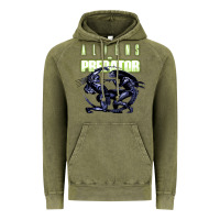 Vintage Olive Predator Alien Vintage Hoodie - artisFamous